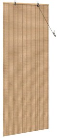 Persianas e Sombras para Janela Marrom Claro 100 x 220 cm Bambu