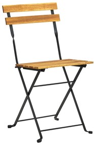 9 pcs conjunto de jantar dobrável p/ exterior acácia maciça