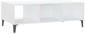 Mesa de centro 103,5x60x35 cm derivados de madeira branco