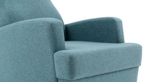 Cadeira Wing Kana – Turquesa – 76x91x87 cm