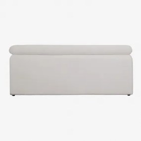 Cabeceira Estofada Cirene 240 Cm Tecido Branco & 160 Cm - Sklum