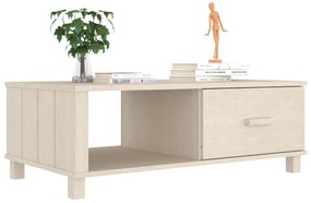 Mesa de centro HAMAR 100x55x35 cm pinho maciço castanho-mel