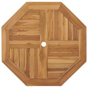 Conjunto Bistro de Jardim Dobrável de 3 Peças de Madeira Sólida de Acá