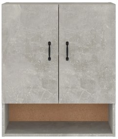 Armário parede 60x31x70 cm derivados de madeira cinza cimento