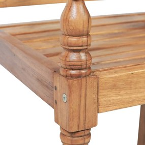 Banco Batávia com almofadões 150 cm teca