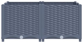 Canteiro elevado 80x80x38 cm polipropileno