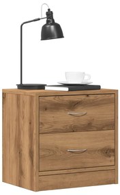 Mesa de cabeceira 2 pcs derivados de madeira carvalho artisiano