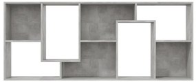Estante 67x24x161 cm derivados de madeira cinzento cimento