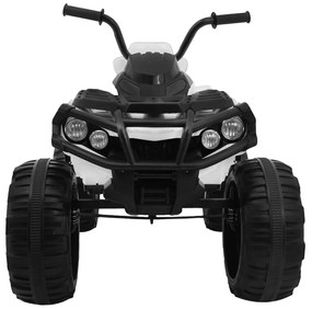 Moto 4 elétrica para crianças 12V 2x45W ATV Com Comando, com Rodas Espuma EVA, Assento couro ecológico, som Crianças Até 30Kg Branca