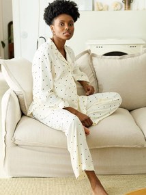 Pijama de gravidez e amamentação cru