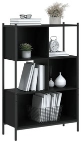 Estante 72x28x109 cm derivados de madeira preto