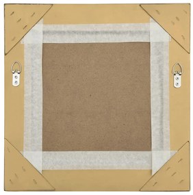 Espelho de parede estilo barroco 40x40 cm dourado