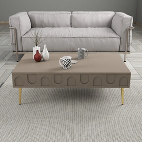 Mesa de Centro Lyon – Atlas Gold – 105x33,6x60 cm