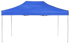 Tenda dobrável profissional para festas alumínio 4,5x3m azul