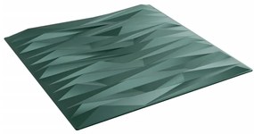 Painéis de parede 12 pcs 50x50 cm 3m² XPS pedra verde