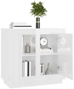 Aparador 80x34x75 cm derivados de madeira branco brilhante
