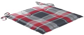 Cadeiras de exterior dobráveis c/ almofadões 8pcs acácia maciça