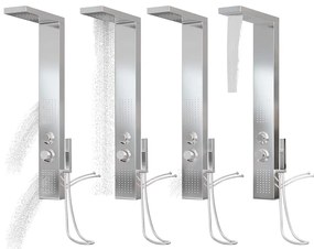 Sistema de coluna de duche quadrado aço inoxidável