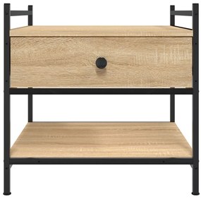 Mesa de centro 50x50x50 cm derivados de madeira carvalho sonoma