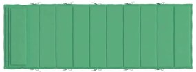 Almofadão p/ espreguiçadeira 180x60x4 cm tecido oxford verde