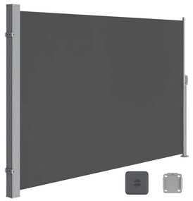 Toldo lateral para varanda com proteção de privacidade | SONGMICS | cinzento | GSA205G02.