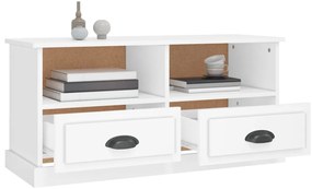 Móvel de TV 93x35,5x45 cm derivados de madeira branco
