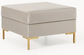 Pufe em veludo com arrumação Luna