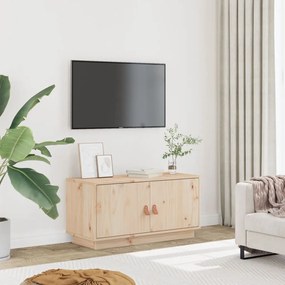 Móvel de TV 80x34x40 cm madeira de pinho maciça