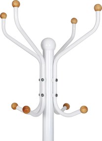 Cabide bengaleiro metal 182 x 44 cm (A x Ø) branco