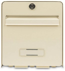 Caixa de correio Burg-Wachter   Bege Aço Galvanizado 36,5 x 28 x 31 cm