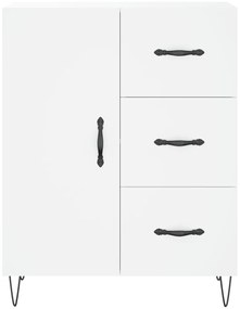 Armário alto 69,5x34x180 cm derivados de madeira branco