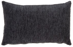 Almofada Poliéster Cinzento Escuro Acrílico 60 X 40 cm