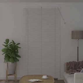 Persiana de Janela com cortinas Outros Manual Branco 80 x 130 cm Alumí