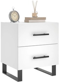 Mesa de cabeceira 40x35x47,5 cm derivados de madeira branco