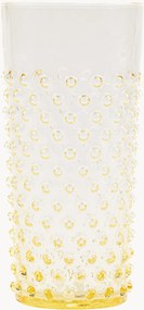 Copos altos artesanais Opaline Hobnail, conjunto de 2