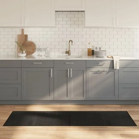 vidaXL Tapete retangular 60x200 cm bambu preto