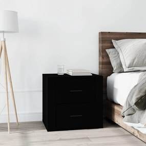Mesa de cabeceira 50x39x47 cm preto