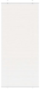 vidaXL Branco Plissada Cega 85x200 cm Largura Tecido 84,4 cm Poliéster