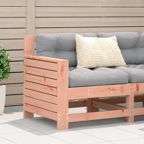 Sofá de jardim com apoio braços madeira de douglas maciça