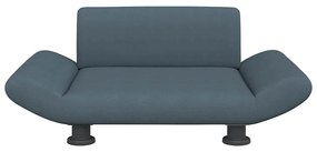 Cama para cães 70x45x28 cm tecido cinzento-escuro