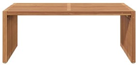 Mesa Lateral de Jardim 90x49.7x36 cm Madeira Sólida Teca