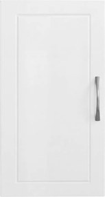 Armário suspenso de casa de banho com prateleiras ajustáveis 18 x 30 x 60 cm para montagem na parede, economiza espaço Branco