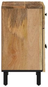 Mesa de cabeceira 50x33x60 cm madeira de mangueira maciça