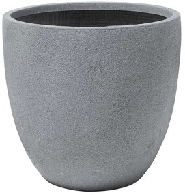 Vaso para plantas em fibra de argila cinzenta 55 x 55 x 53 cm KANNIA Beliani