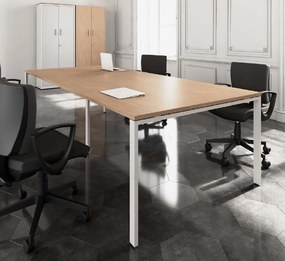 Mesa de Reunião 2400x1000x740 mm em Melamina - Kuatru