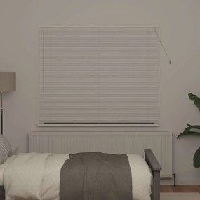 Persiana de Janela com cortinas Outros Manual Branco 80 x 130 cm Alumí