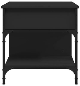Mesa de centro 70x50x50 cm derivados de madeira/metal preto