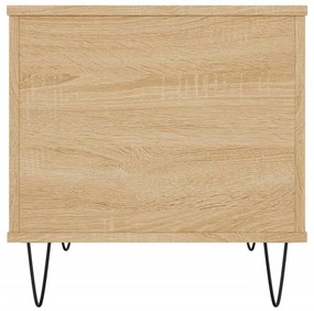 Mesa de centro 60x44,5x45 cm derivados madeira carvalho sonoma