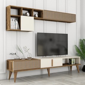 Móvel TV Milan – Nogueira – 180 cm x 40 cm x 35 cm