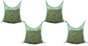 Redes para feno quadradas PP 4 pcs 0,9x1,5 m